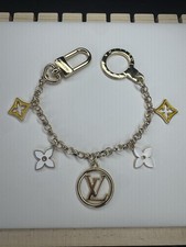 Preowned LOUIS VUITTON bag Charm Double Clip Hardware Great Condition No Box