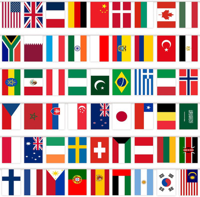 YOFANYP World Cup Soccer 2026 Flags Banner, World Cup Decorations, 50 Countries