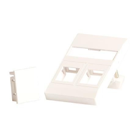 Lanview LVN126097 Wall plate for 2 x keystone.