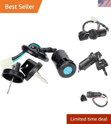 Compact Ignition Key Switch - Safe Start for TaoTao & SUNL Electric Scooters!
