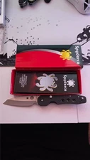 Spyderco C240CFP Smock Carbon Fiber Handle W/s30v Steel Blade Folding Knife