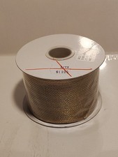 New Vintage Darice Gold Mesh Holiday Ribbon 10 Yards Wired 2.5" Wide Ds-2695