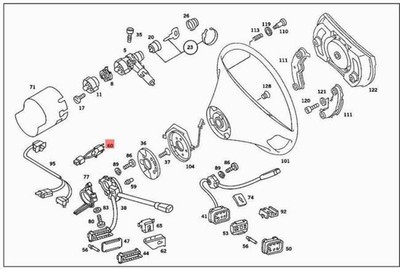 Genuine MERCEDES A124 C124 C126 R107 S124 W124 W126 Contact piece ...