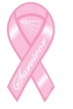 Breast Cancer Survivor Awareness Ribbon Vinyl Decal Sticker Choose Size Support