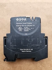 E-T-A ESX10-TA-100-DC24V-1A-E Circuit Breaker 1 Amp 24v Protector Din Mount