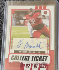 2021 Panini Contenders Draft Picks Forrest Merrill #263 College Ticket Auto Ark…