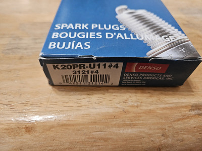 4pack Spark Plug-Natural DENSO 3121 K20PR-U11 GENUINE DENSO USA Stock 