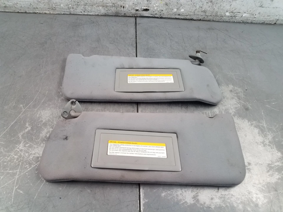 1996 Chevy Impala SS Sedan Sun Visors #1673 Z2 - Image 3 of 4