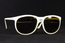259 New Vintage VUARNET 084 White Sunglasses PX2000 Brown Mineral glass Lens