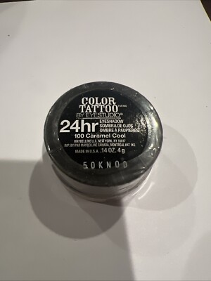  Maybelline Color Tattoo by Eye Studio 24Hr Eye Shadow #100 CARAMEL COOL