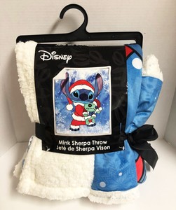 Disney Lilo & Stitch Chevron Stitch Throw Blanket