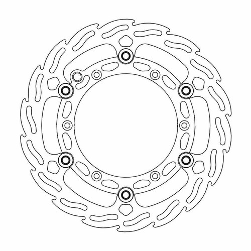 Husqvarna FE 450 2014-2015 Moto Masters Front Brake Disc Flame