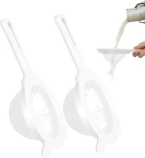 Ultra Fine Mesh Strainer 2 PCS Nylon Mesh Strainer Plastic Mesh Strainer Food...
