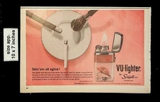 1963 VU lighter by Scripto Inc Vintage Print Ad 16864
