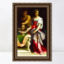 Framed Canvas Art Giclee Print Series#094 by Leonardo da Vinci Wall Art Decor