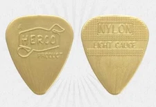 NEW - Herco Vintage 66 Guitar Picks (6), Light, HEV210P - GOLD