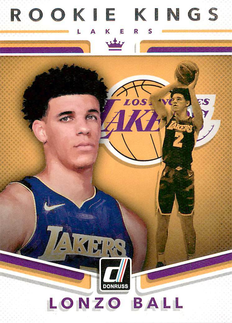 LONZO BALL 2017-18 Donruss ROOKIE KINGS RC #2 Pelicans