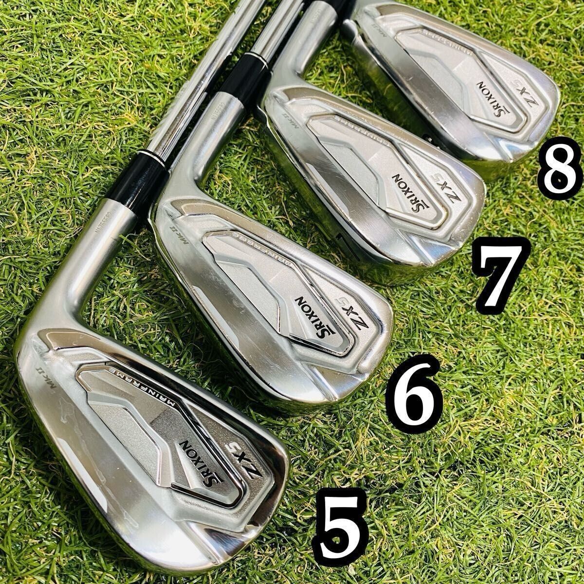 ◼️8pcs◼️ SRIXON ZX5 MKⅡ Iron set 8clubs 5-9,P,A,S Shaft ◼️8pcs◼️ SRIXON ZX5 MKⅡ Iron set 8clubs 5-9,P,A,S Shaft