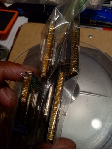 gold scrap cpu chips intel pentium 66 grams