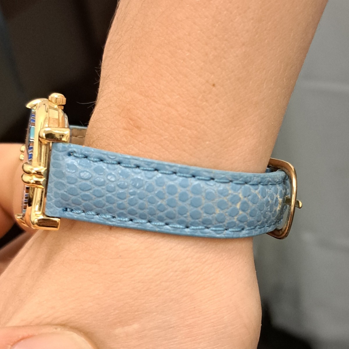 Murano Millefiori women\'s watch (needs band & battery) Antica Murrina Veneziana Murano Watches | Murano millefiori watch with leather band  main image 4