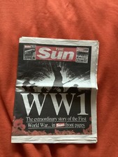 world war 1 Story Sun 1914 1918 Reproduction Newspaper 