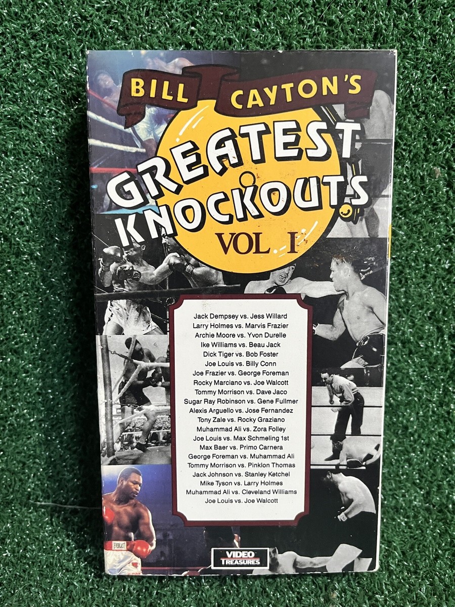 【激レア！】　BOXING′S  GREATEST  CHAMPIONS　VHS Bill Cayton's Greatest Knockouts Vol. 1 VHS 1992 Boxing Video Tape