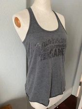 Bella Women Exercise Active Wear Racer Back Tank Top TRAIN INSANE OR REMAIN SAME