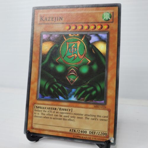 Kazejin MRD-026 Super Rare Unlimited Metal Raiders Yu-Gi-Oh TCG Card 2002 - Picture 1 of 2