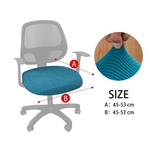 2024 Office Computer Seat Protective Split Seat Cover Anti-dust Cover ChairCover - Bild 3 von 46