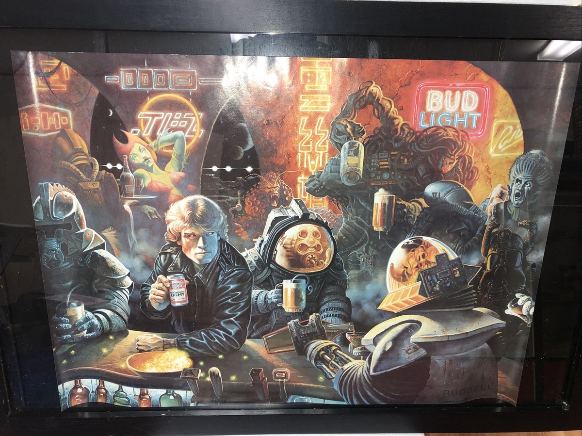 Vintage 1980's Budweiser/Bud Light Beer “Star Wars” KNOCK-OFF