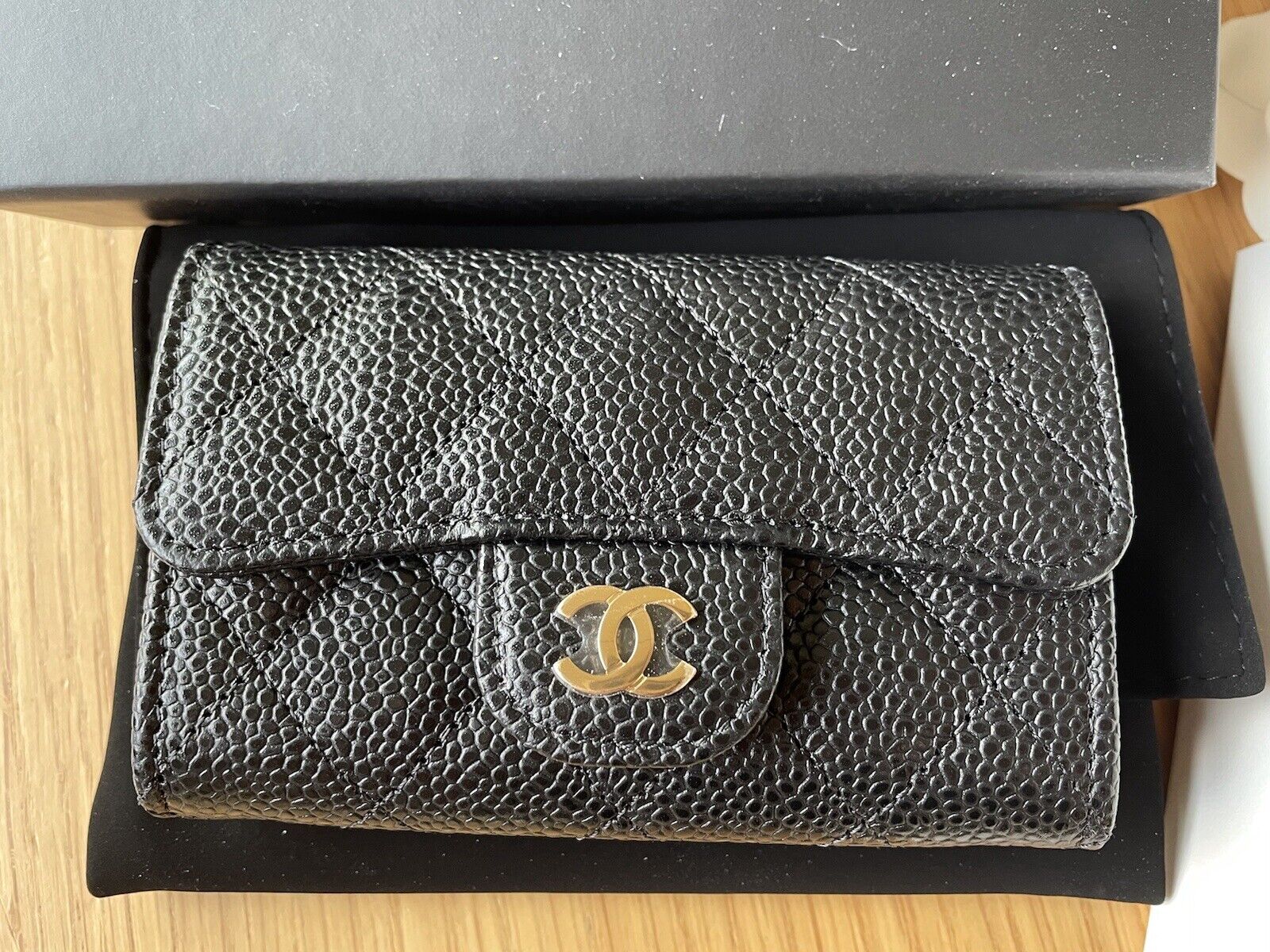 classic chanel card holder wallet