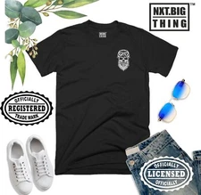 Bearded Skull T Shirt Pocket Bike Biker Ride Racer Cafe Motorbike Motorcycle Top