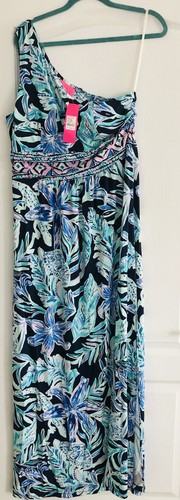 Lilly Pulitzer Malia Maxi One Shoulder 