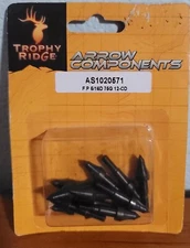 Trophy Ridge FIELD POINTS AS1020571 Archery Practice Tips FP 5/16D 75G 12-CD NEW