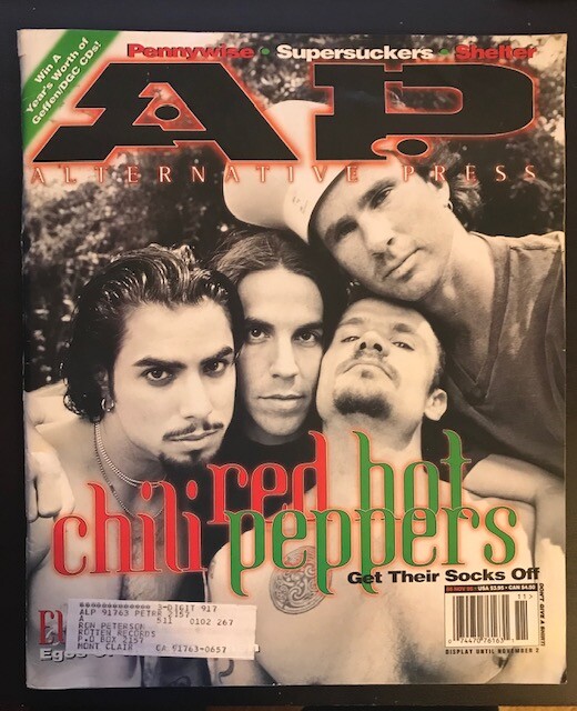 ALTERNATIVE PRESS MAGAZINE-RED HOT CHILI PEPPERS-RHCP-PENNYWISE#88
