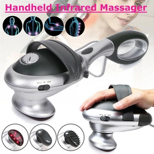 New Handheld Electric Body Heated Massager Stick Infrared Neck Back Massage, USA