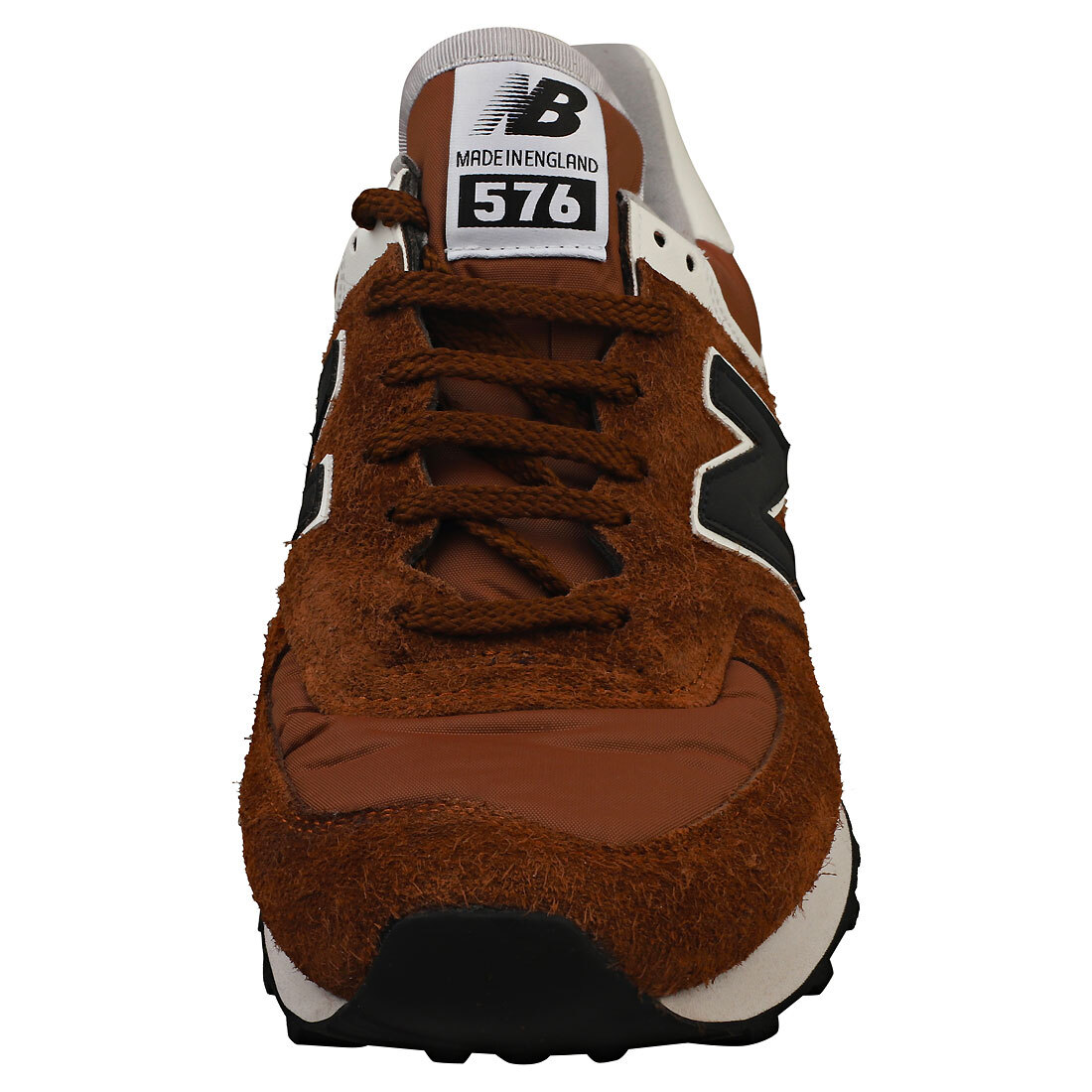 New Balance 576 Made In England Mens Fashion Sneakers in Brown - 9