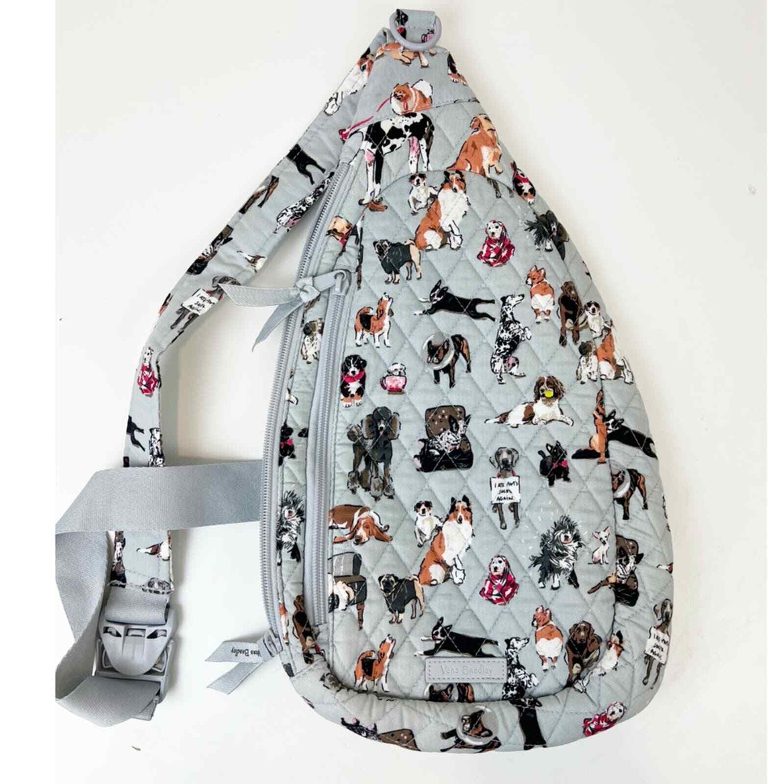 Vera Bradley Essential Sling Backpack Best In Show Dogs