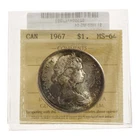1 Dollar 1967 ICCS MS-64