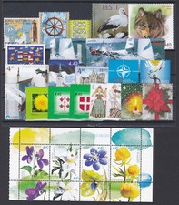 Estland postfrisch 2004 kompletter Jahrgang postfrisch - 20 Marken + 1 Block ***