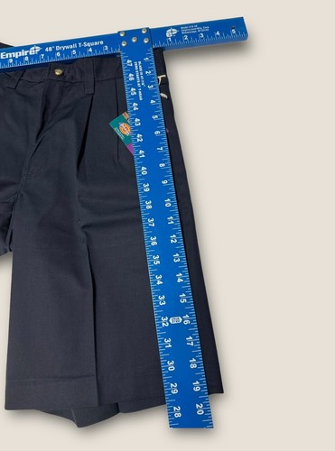 NEW W/ TAGS Dickies Boys Pleated Navy Shorts 57562 School Uniform Size 16 Reg - Picture 12 of 20