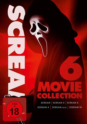 Scream 1+2+3+4+5+6 - Movie Collection # 6-DVD-NEU