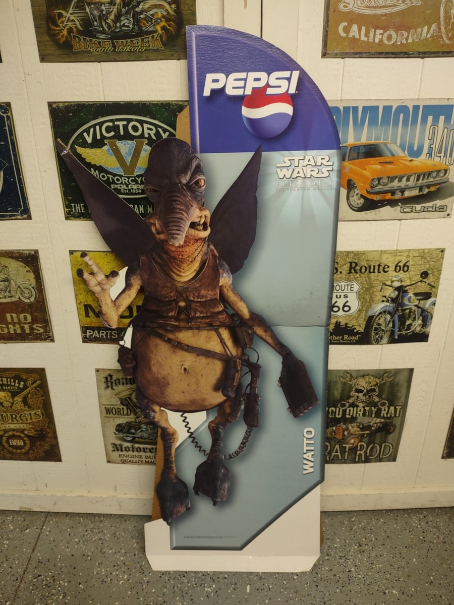 Star Wars Episode I Pepsi コレクションスタンド Star Wars Episode I Watto Pepsi Cardboard Standee 66 3/4