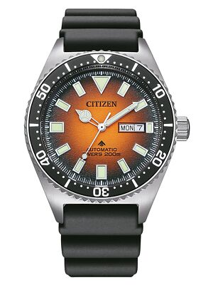 Citizen NY0120-01Z Herrenuhr Kautschuk Promaster Automatic DIVERS schwarz