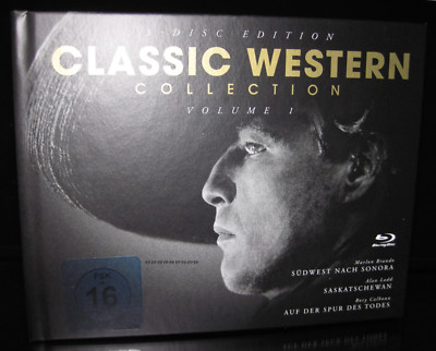 BLU-RAY CLASSIC WESTERN COLLECTION 1 - SÜDWEST NACH SONORA + SASKATSCHEWAN * NEU
