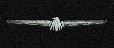 New! 1955-1957 Ford Thunderbird CARPET Floor Mats w Embroidered Bird Logo Choose