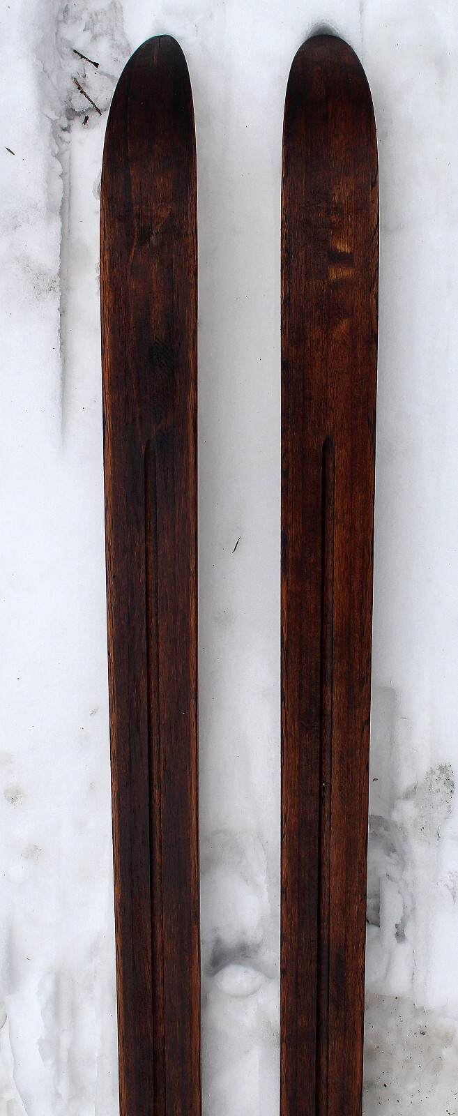 Vintage Wood Cross Country Skis Skilom Norway 210 CM Rochester NY Great