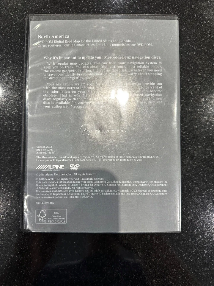 2006 2007 2008 Mercedes ML320 ML350 ML500 ML550 GPS Navigation DVD Map US Canada - Image 2 of 2