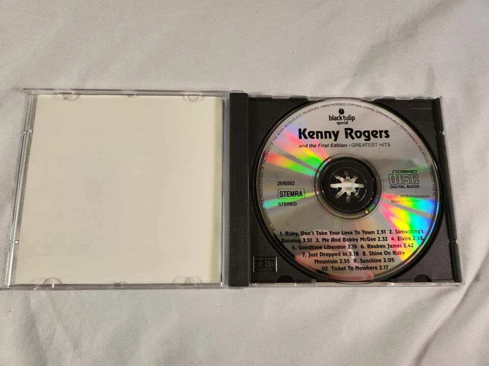 Kenny Rogers and the First Edition CD Greatest Hits RARE Holland Import Version - image 2 of 4
