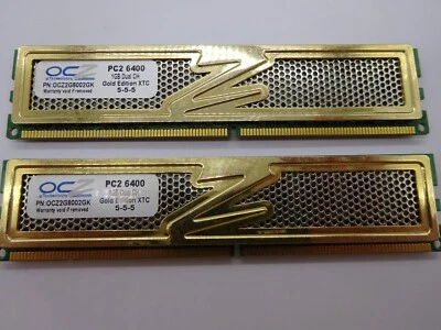 OCZ Gold Edition XTC 2GB (2x1GB) DDR2 OCZ2G8002GK PC2 6400 5-5-5 #R1705 - Bild 1 von 2